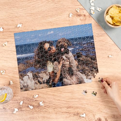 Puzzle personalizado con foto y texto Wanapix de 280 piezas para adultos (40,5 x 30,5 cm)