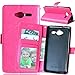 Produktbild Nancen Compatible with Handyhülle ZTE Beade L3 Lederhülle Neu Style Acht Farbe Weich PU Flip Case Ledertasche/Schutz Etui, Karten Slot Foto Wallet Hülle