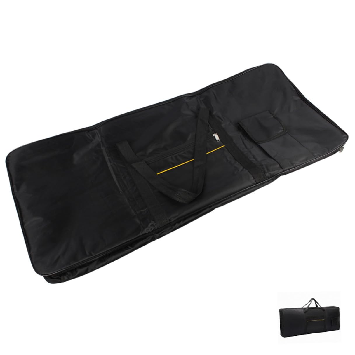 PRETYZOOM Borsa Tracolla Leggera 61 Tastiera e Tasti per Elettronica Oxford Moda Regolabile, Design alla Portatile per Musicisti in Movimento
