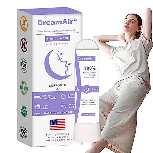 Pratvider Stick Inhalateur Nasal Aux Huiles Essentielles - Inhalateur aromatique d'aromathérapie - Stimule la Concentration et l'énergie, Portable naturellement apaisant et Relaxant, soulagement du