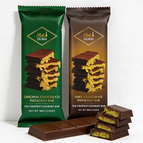 RAH Dubai Chocolate Bar Milk & Dark 2 Pack