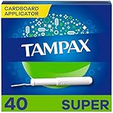 Tampax Tampons with Flushable Cardboard Applicator - Super - 40 ct