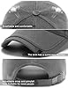 CheChury Men Baseball Cap Adjustable Plain Embroidery Trucker Cap Sports Casual Cap for UK Breathable Sun Hat for Women Unisex,Light Grey #1