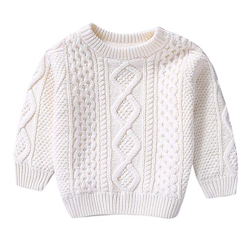 Kids Sweater Kids Children Baby Girls Cotton Warm Pullovers Plush Sweater Solid Knit