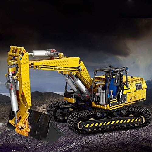 Technic Bausteine Bagger 1830 Teile 2.4G 4CH RC Bagger Bausteine mit Motoren Konstruktionsspielzeug Kompatibel mit Lego – Bild 7
