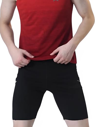aguante Men's 8" CoreRun Half Tights