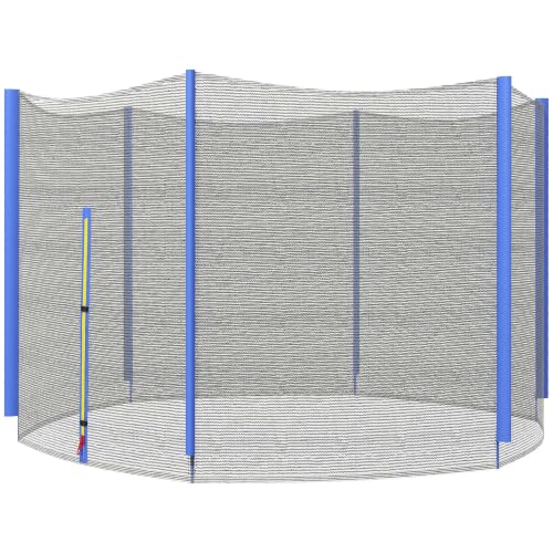 SPORTNOW Filet de Remplacement pour Trampolines Ø 244 cm 8 Poteaux Droits