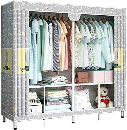 Armoire en tissu pliable à grande capacité - Organiseur de rangement robuste