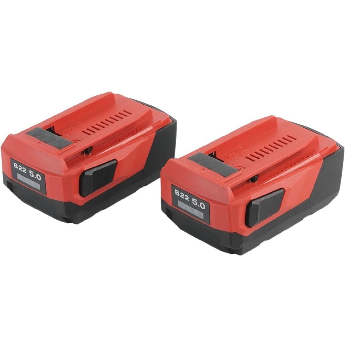 Batterie Lithium-ION 22V 5.0 Ah pour outils électriques et perceuses sans fil - Pack de 2