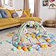 Bright Starts, Erlebnisdecke & Bällebad mit 40 Bällen 5in1 Your Way Ball Play - Totally Tropical, Spieldecke mit Spielbogen, 20+ Min Licht und Musik, Krabbeldecke mit 7 Spielzeuge, ab der Geburt