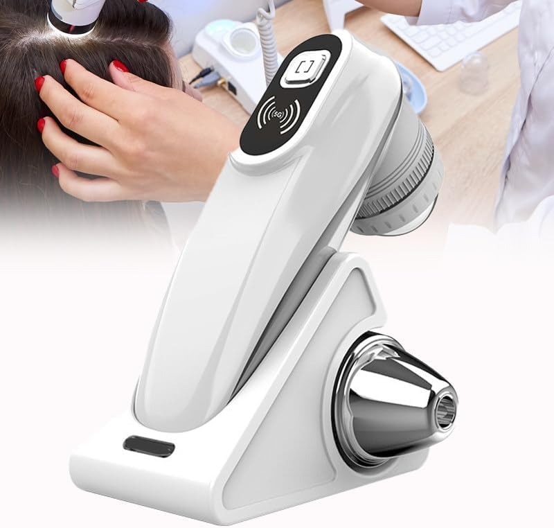 Escáner de cabello y analizador de piel LCD para rutinas en salón y hogar