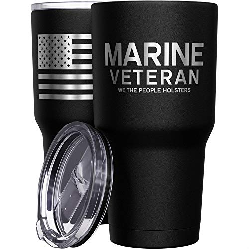 We The People Holsters - Marine Veteran Mug - Stainless Steel Travel Mug