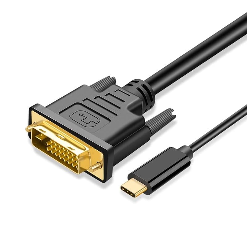 See full amazon price history chart for USB-C to DVI Cable Adapter - Male USB-C to Male DVI-D Dual Link Compatible with Mac-Book, i Pad, Dell XPS etc. - Cable Converter Supports Monitor, TV, Projector - 1080p Full HD 60Hz - 6ft / 1.8m USB-C to DVI Cable Adapter - Male USB-C to Male DVI-D Dual Link Compatible with Mac-Book, i Pad, Dell XPS etc. - Cable Converter Supports Monitor, TV, Projector - 1080p Full HD 60Hz - 6ft / 1.8m (B0D97PP7RQ) Amazon Price History, Amazon Price Tracker