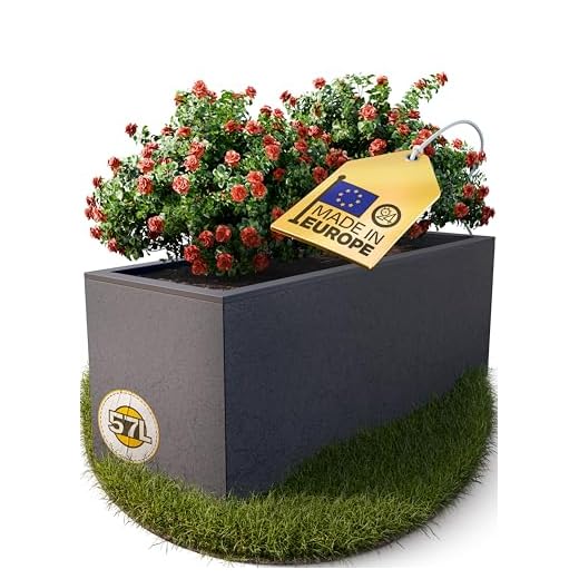 Qiwenr 4 PCS Wasserstandsanzeiger, 2 Größen Gießanzeiger Für Blumenkästen Hydrokultur Wasserstandsanzeiger Aus Kunststoff Gießanzeiger Zimmerpflanzen Wasserstandsanzeiger Praktische 9 Ondis24 Pflanzkübel Vulkan, 57L Pflanzvolumen, rechteckig, Blumenkasten mit Wasserspeicher, Balkon Terrasse, Blumenkübel (Anthrazit)