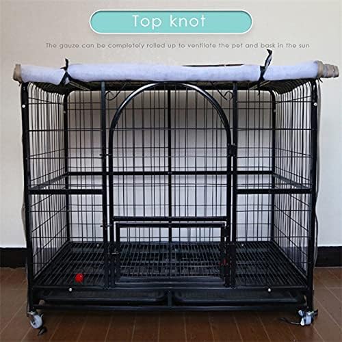 犬用クレート ペット 犬用テントカバー 通気性 ペットケージ 蚊帳カバー 防水 屋内 屋外 犬用クレートカバー ペットケージ アクセ