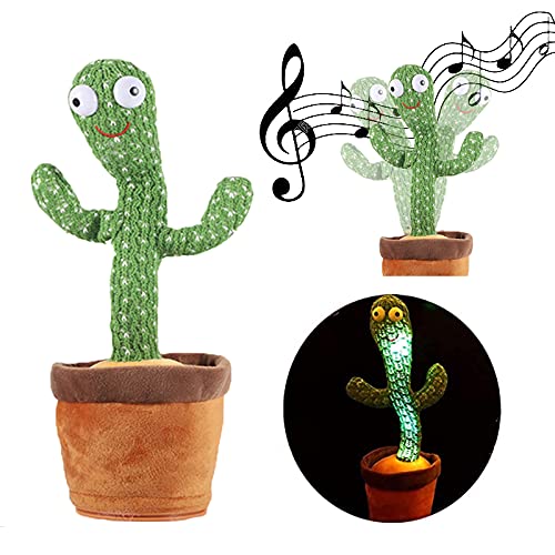 Electronic Dancing Cactus Shining Cactus Singing Cactus Dancing Cactus Plush Toy Interesting Children's Toys