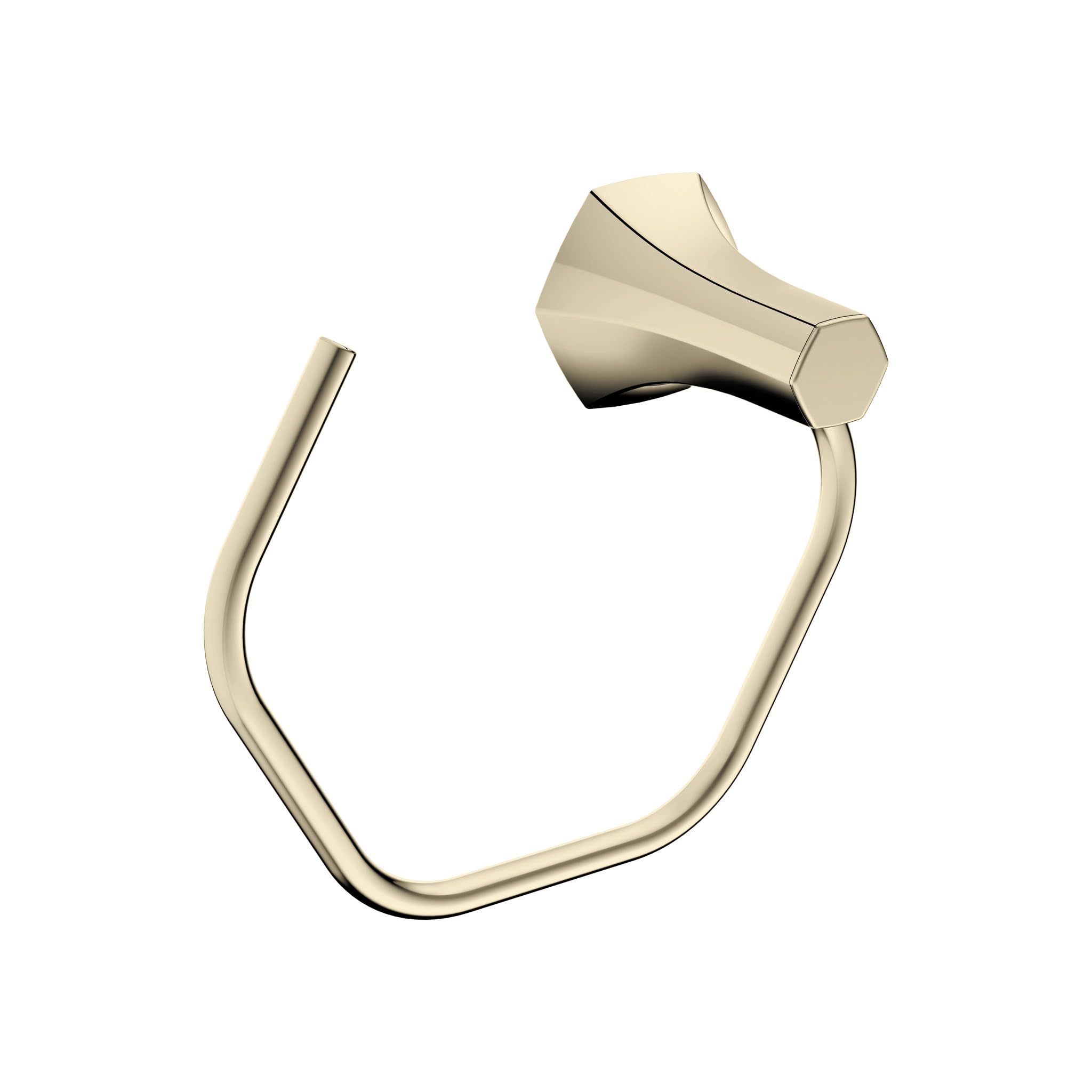 hansgrohe Towel_Ring 04836830 - Porta asciugamani in nichel lucido, 20,3 cm