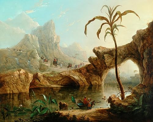 Tableaux Scène dans l'Himalaya William Daniell art évasion
