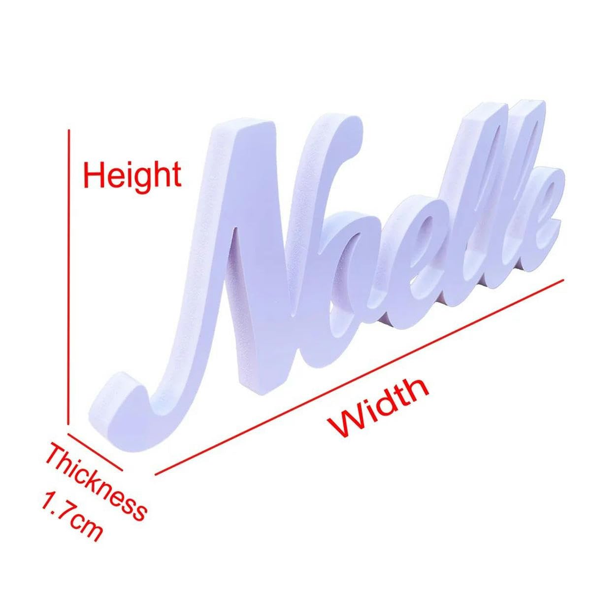 Letreros De Nombre Personalizados Grandes 3D Madera PVC Palabra Habitación De Los Niños Letras De Mesa Personalizadas Boda Bautismo Decoración De La Pared-30cm De Ancho