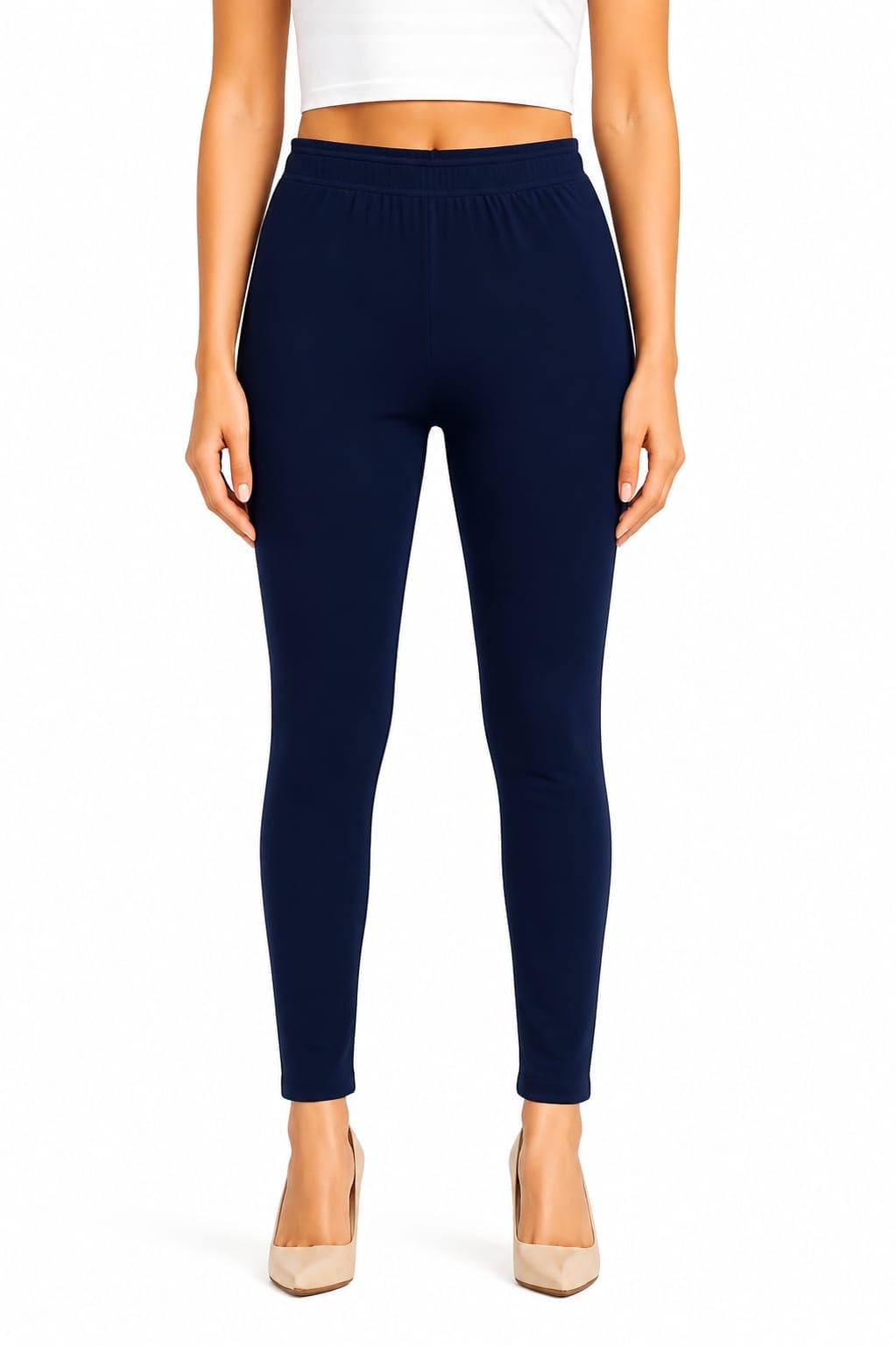 SD Square Women's Cotton Stretchable Ankle Length Leggings, High Waist Full Length Leggings for Women, Soft & Comfortable, Office Wear & Ethnic Wear-picture-36
