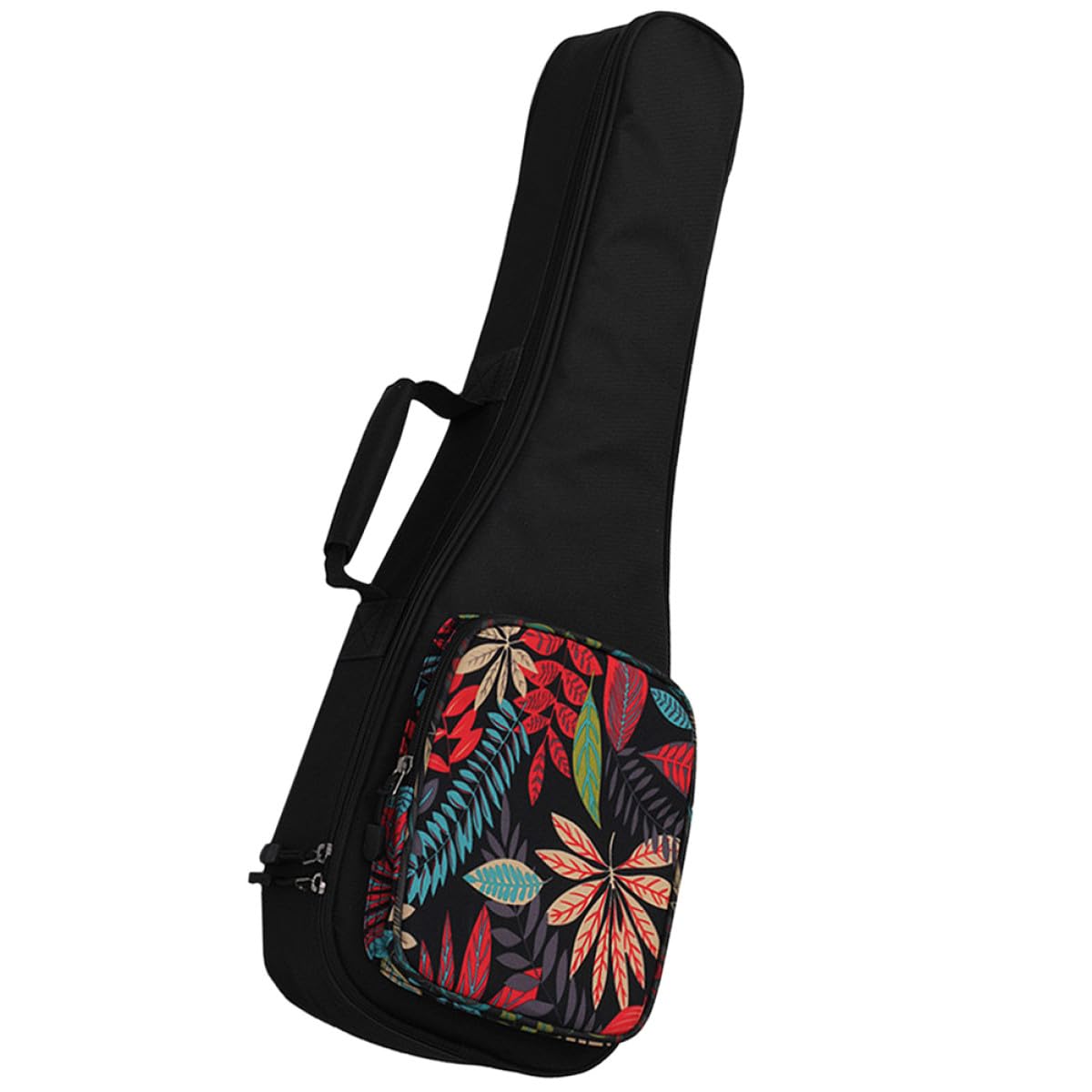 Zaino Porta Ukulele Rinforzato da 21 Pollici Tasca Organizzatrice, Custodia Imbottita per Strumenti Musicali, per Studenti e Appassionati