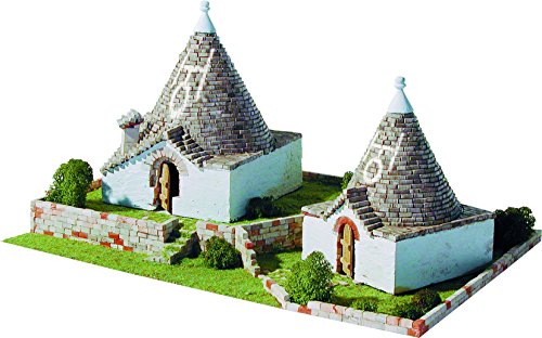 Maquette en céramique Trulli d'Alberobello faite main, réplique fidèle miniature d'Italie