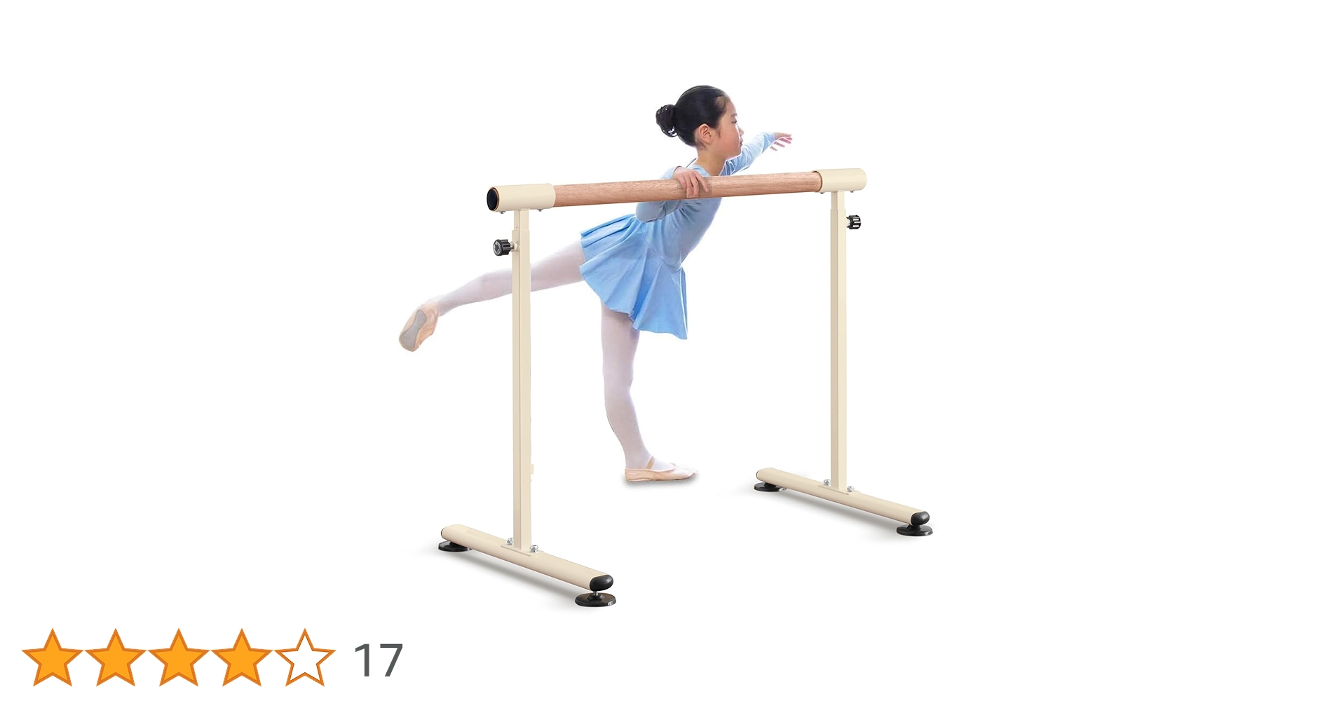 Amazon | RiZKiZ バレエレッスンスタンド 【ベージュ】 自宅練習