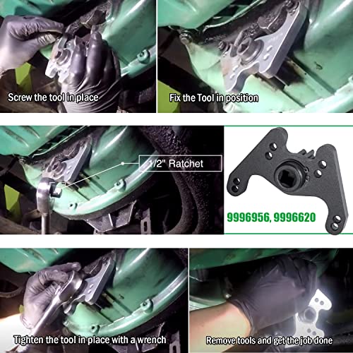 Yoursme For Volvo Mack Engine Barring Socket Crank/Flywheel Turning/Rotating Tool (Set Of 2) #TOP4