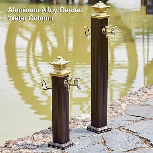 Frost Free Outdoor Faucet - Decorative Hydrant Water Column for Garden Irrigation & Washing, Durable Fountain for Easy Water Access, Weather-Resistant Design