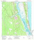 YellowMaps St Augustine Beach FL topo map, 1:24000 Scale, 7.5 X 7.5 Minute, Historical, 1956, Updated 1981, 27 x 23 in - Tyvek