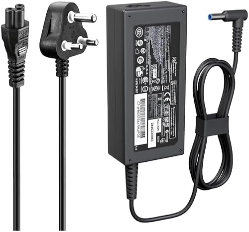 Replacement Laptop Charger compatible with HP Blue Pin, 4.5x3.0mm Connector, Power Adapter