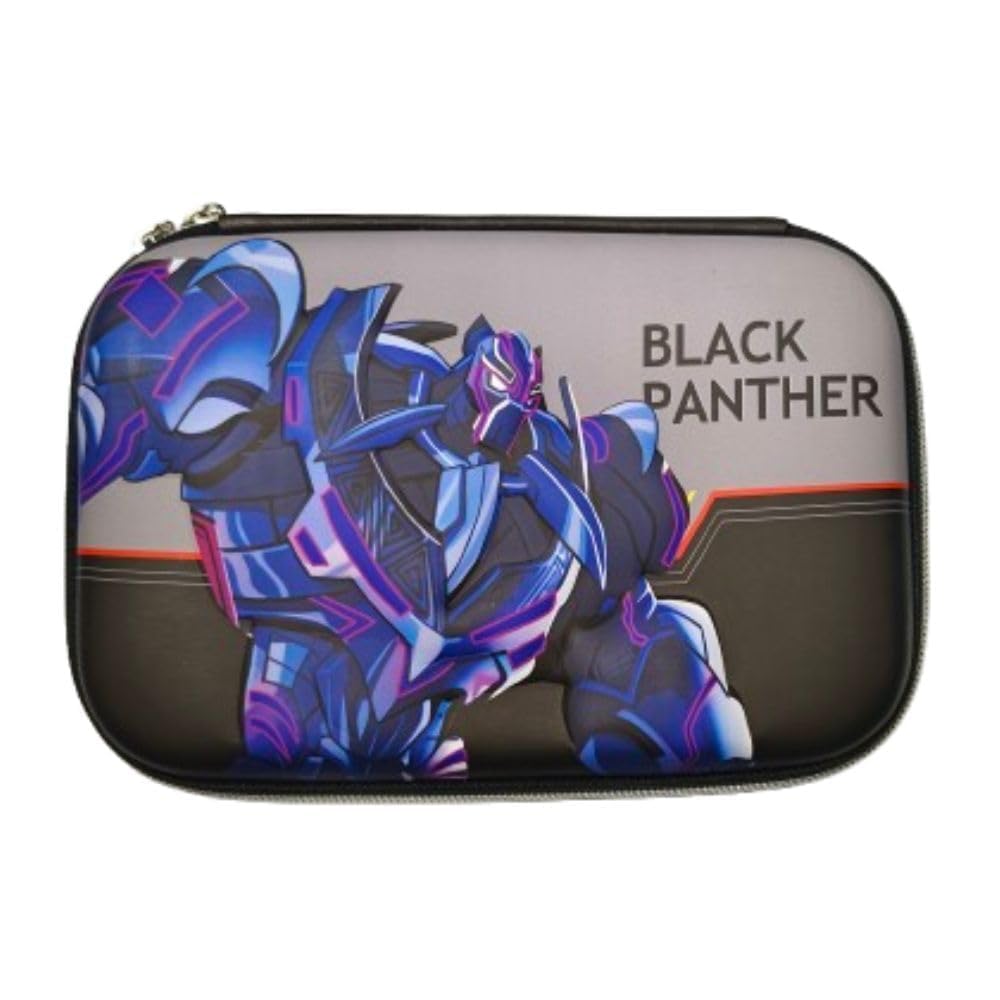 Praha 3D Hardbound Pencil Pouch, Smiggle Pouch EVA Material Pencil Case, Large Pen Holder Box with Multi-Compartment, Cosmetic Pouch Bag Stationery Organizer for Kids, (Multicolor) (L)