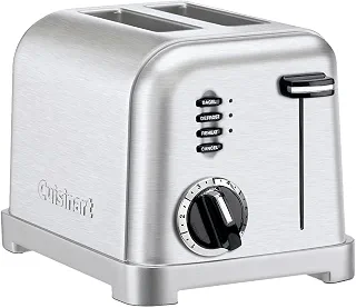 Torradeira Cuisinart Classic CPT-160BR 6 Níveis de Tostagem 1000W 110V Inox