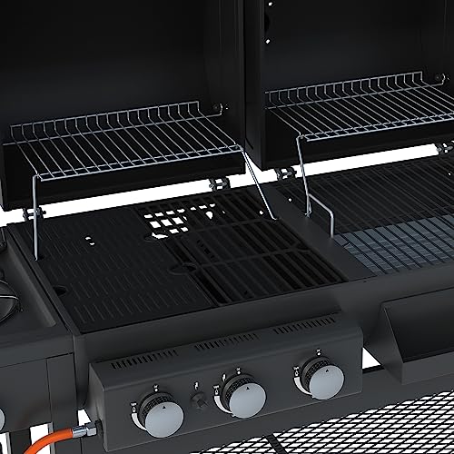 Jamestown DEAN Kombigrill – Smoker und Gasgrill in einem