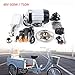 QUEWATSA Electric Tricycle Motor, 48V 750W / 500W Single-Phase Electric Bicycle Trike Motorcycle for Go Kart ATV Electric Bicycle