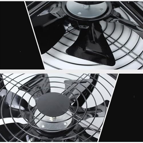 Ventilador de extracción de 10 pulgadas para cocina, sin necesidad de taladrar, potente y de tipo ventana miniatura 2