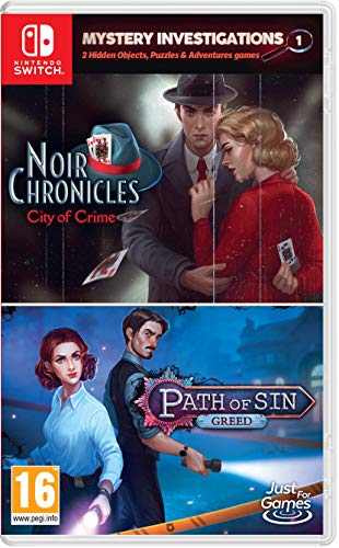 Mystery Investigation 1: Noir Chronicles: City of Crime + Path Of Sin: Greed - [Nintendo Switch]