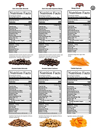 Gourmet-Holiday-Gift-Basket-Chocolate-Nuts-and-Dried-Fruit-Large-Gift-Tray-6-Pt-by-Its-Delish--New-Year-Valentines-Fathers-Mothers-Day-Anniversary-Family-Parties-Birthday-Gift-Box-Vegan-Kosher