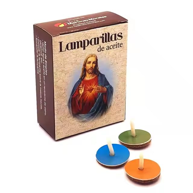 42 Lamparillas Mariposas Velas de Aceite 3 Cajas Colores Surtidos Vela Lámpara