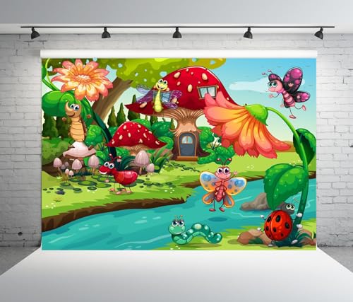 Fondo Fotográfico Cartoon Animales 7x5ft Decorativo miniatura 2