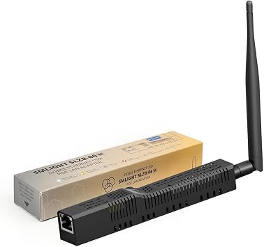 Zigbee 3.0 to Ethernet SMLIGHT SLZB-06M USB and WiFi Gateway Coordinator with PoE, Universal Compatibility for Home Assistant, Zigbee2MQTT, ZHA