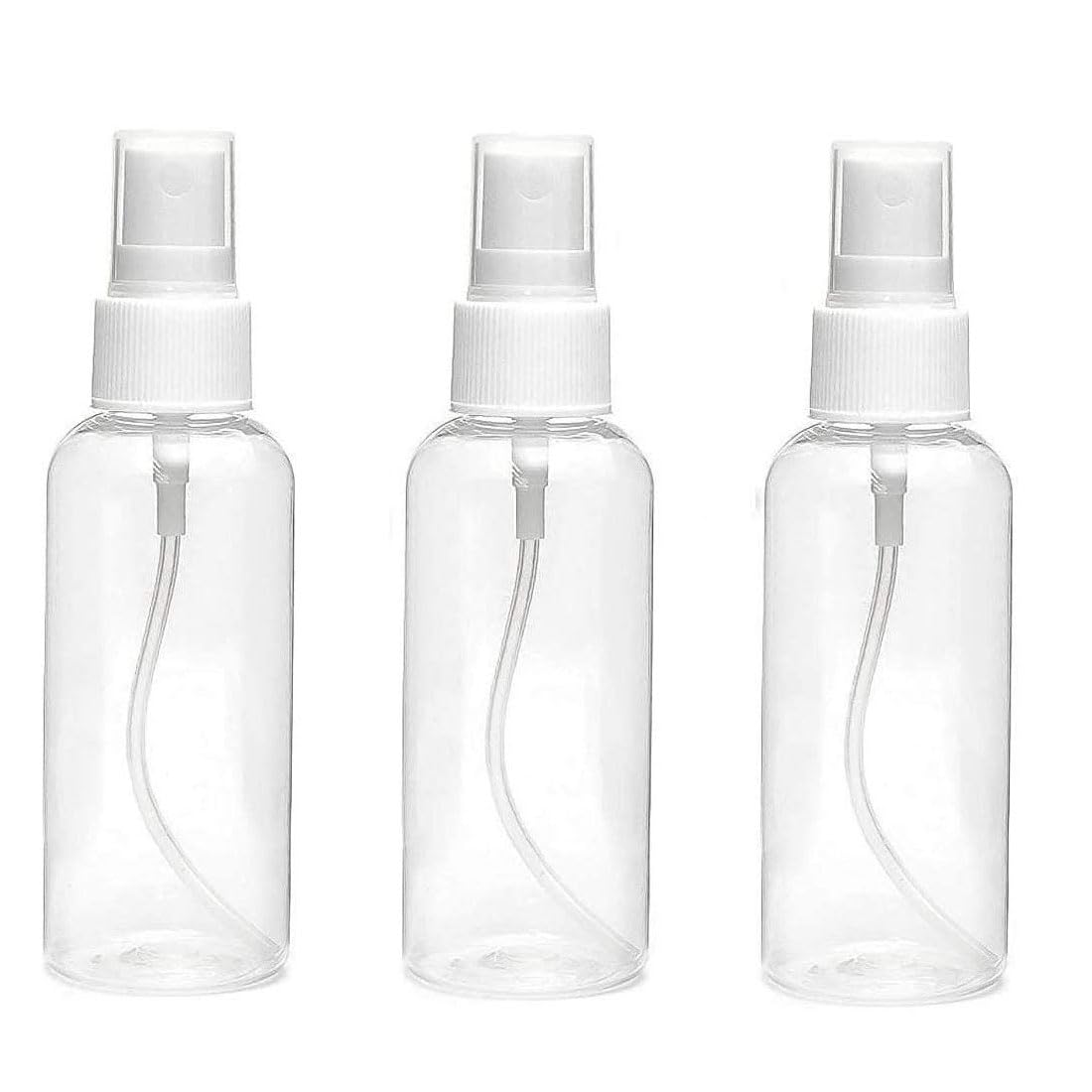 100 ml Transparent Plastic Empty Refillable Reusable Fine Mist Spray Bottle Container For Sanitizer, Perfume, Rose Water, Travel, Home Care, Other Diy (Pack Of 1)-image-17