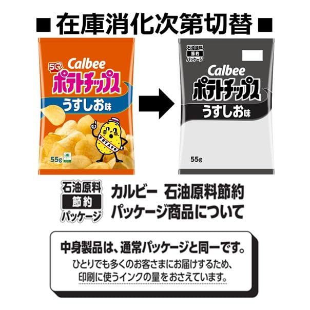 ♡うすしおページ♡ Amazon.co.jp: カルビー ポテトチップスうすしお味 55g×16袋 : 食品