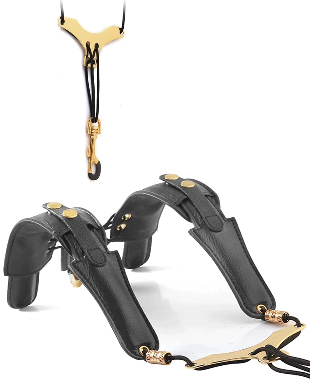 Sangle de Cou pour Saxophone avec Bandoulière Réglable et Crochet en Métal pour Adultes et Enfants