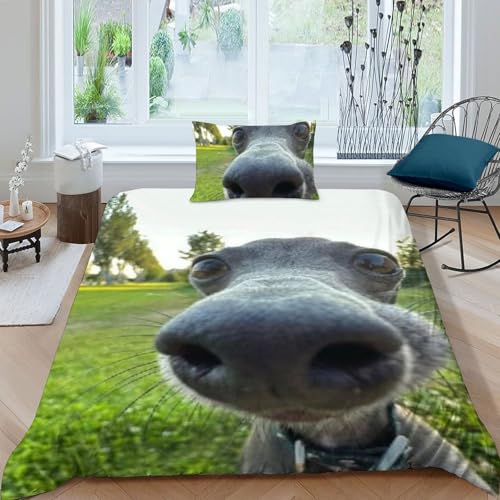 Linge de lit chiots 3D de qualité supérieure en microfibre résistante - 3