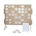 Produktbild Ginger Ray Drop Top 4 In A Row Alternative Style Guest Book, Holz, Hochzeit