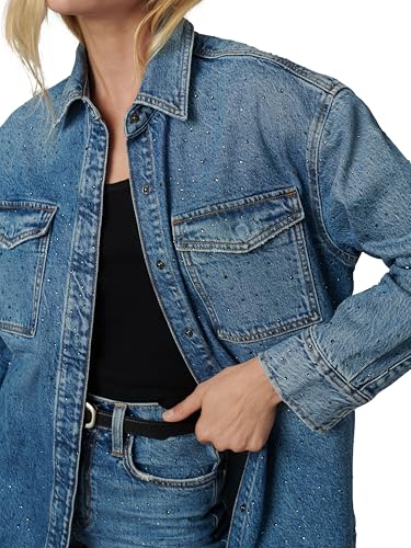Joe's Jeans womens The Katrina Shirt Jacket With Stones4