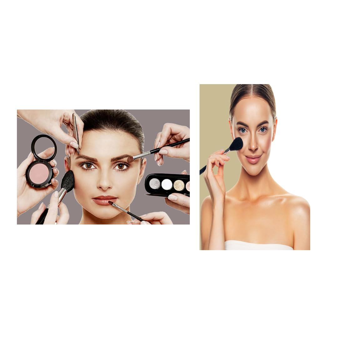 Beauty Parlour Spa Poster Pack of 2 for Ladies Beauty Salon Hair Specialist Waterproof | Oil Proof 18x12 Inc