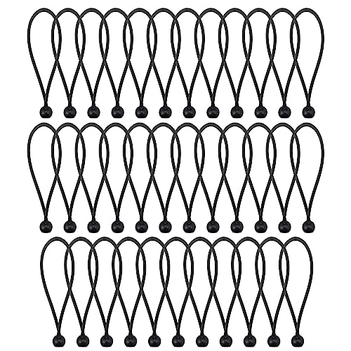 Tensores elásticos para camping Hejo de 20cm ideales para fijar lonas de piscina y pabellones