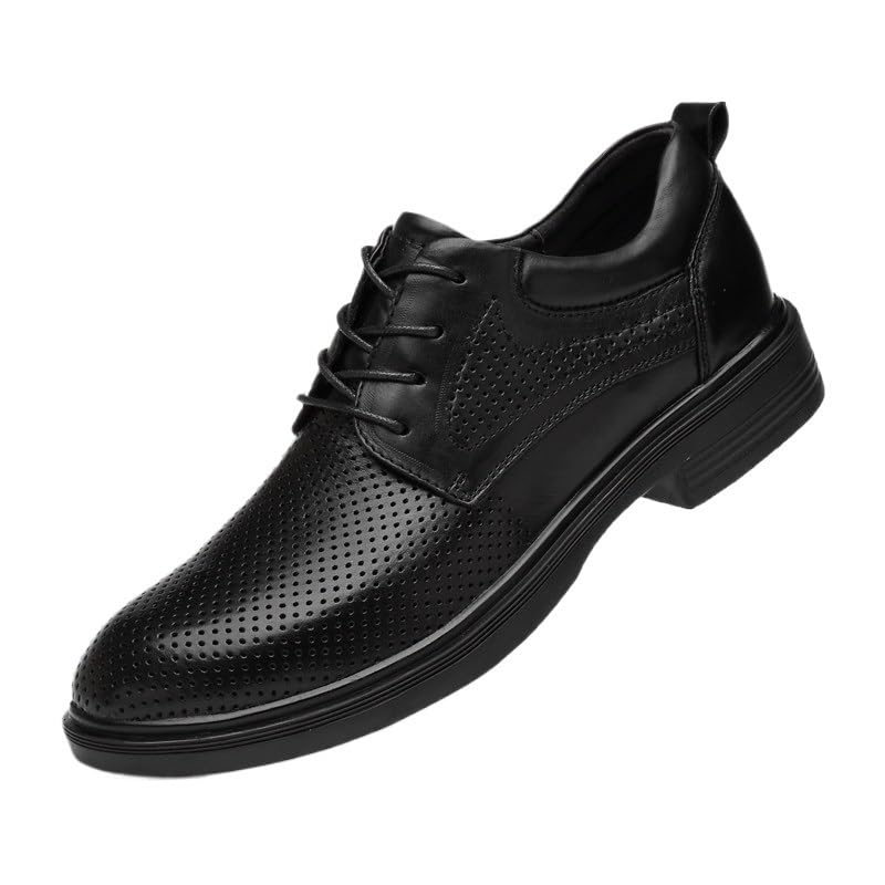 Wedding Men’s Breathable Oxfords Men's Stylish Dress Shoes Hot Climate Comfort for Outdoor Events